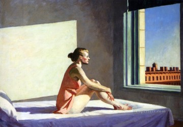 Edward Hopper Painting - morning sun Edward Hopper